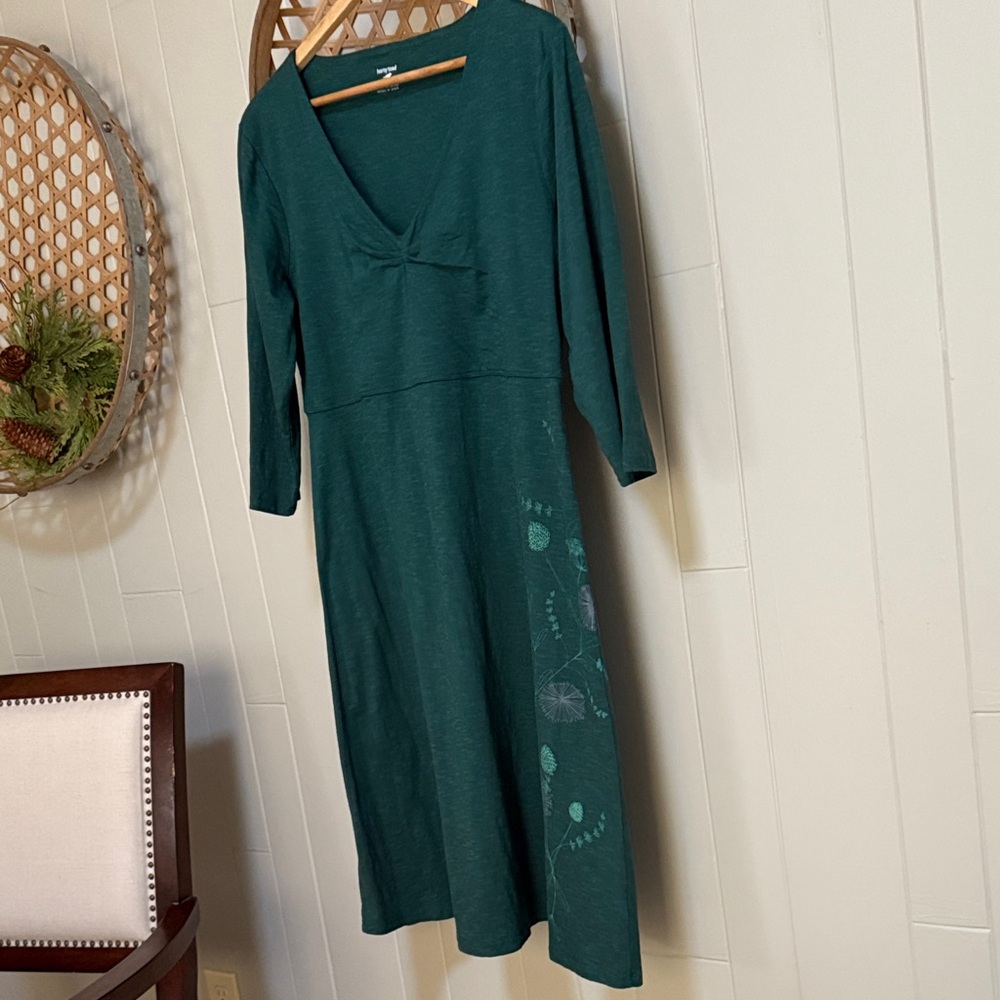 Horny Toad  REI Green Dress Women’s L - Picture 4 of 7